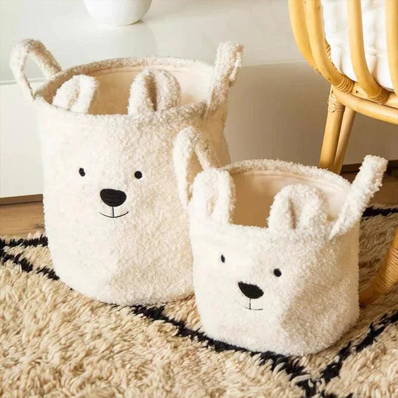 Soft Sherpa Kids Storage Basket – view 2
