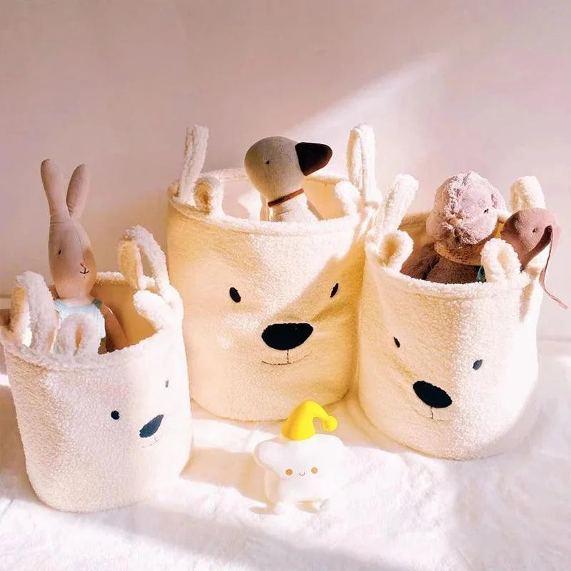 Soft Sherpa Kids Storage Basket – view 3