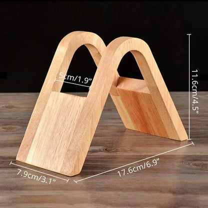 Solid Bamboo Vertical Coffee Filter Holder – view 7
