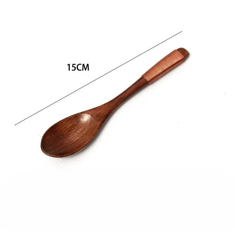 Solid Wood Spice Organiser Set with Jars & Spoons – view 11