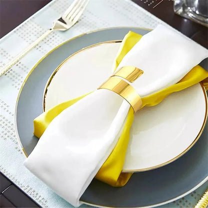 Spiral metal napkin rings – view 7