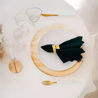 Spiral metal napkin rings – view 12