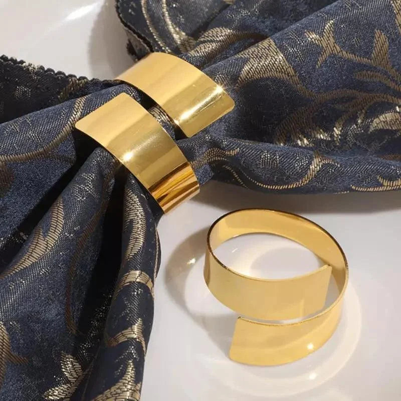 Spiral metal napkin rings – view 15