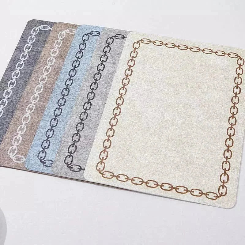 Square non-slip textile placemats – view 2