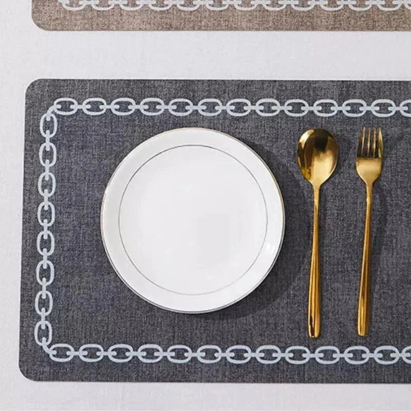 Square non-slip textile placemats – view 5