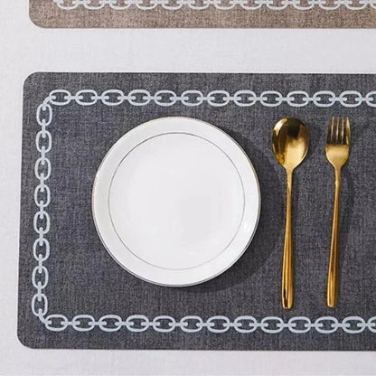 Square non-slip textile placemats – view 5