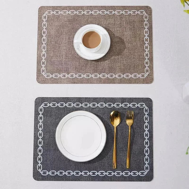 Square non-slip textile placemats – view 6
