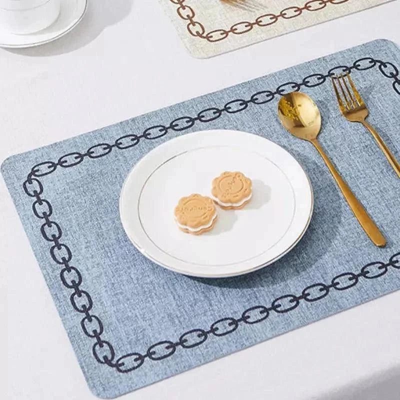 Square non-slip textile placemats – view 7