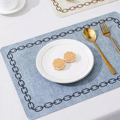 Square non-slip textile placemats – view 7