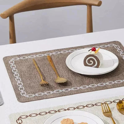 Square non-slip textile placemats – view 8