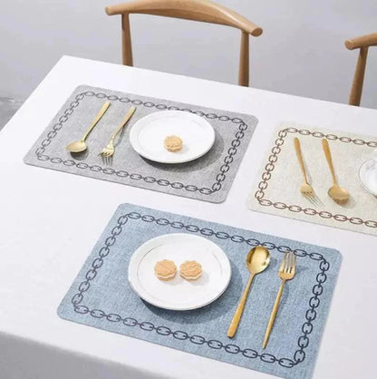 Square non-slip textile placemats – view 10