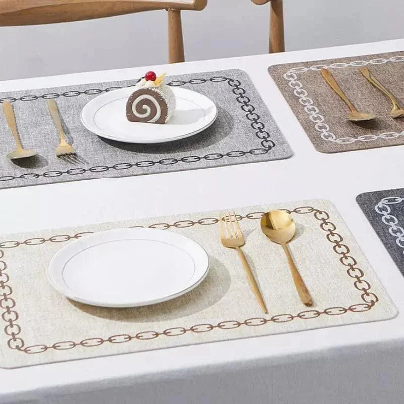 Square non-slip textile placemats – view 11