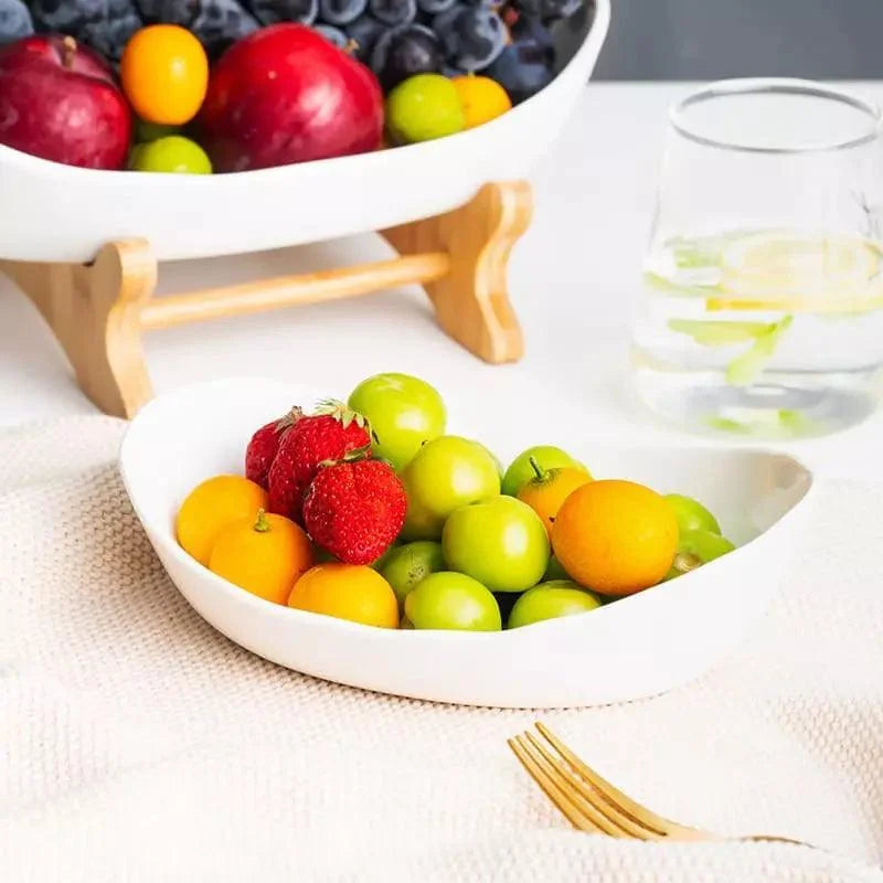 Stackable bamboo fruit basket – view 6