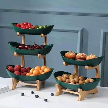 Stackable bamboo fruit basket – view 9