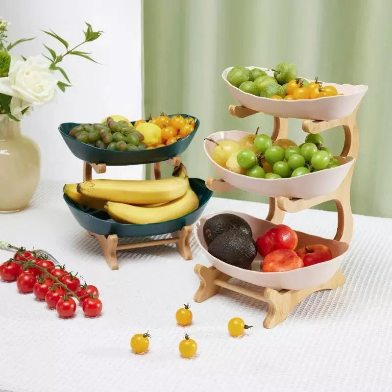 Stackable bamboo fruit basket – view 14