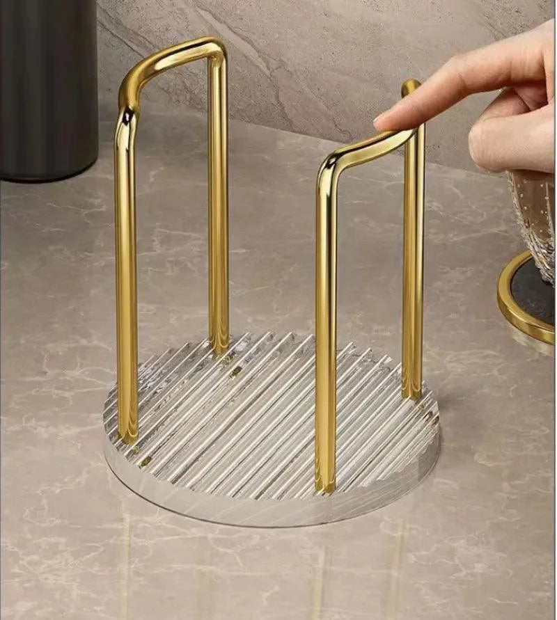 Stainless Steel & Acrylic Disposable Cup Organiser – view 3