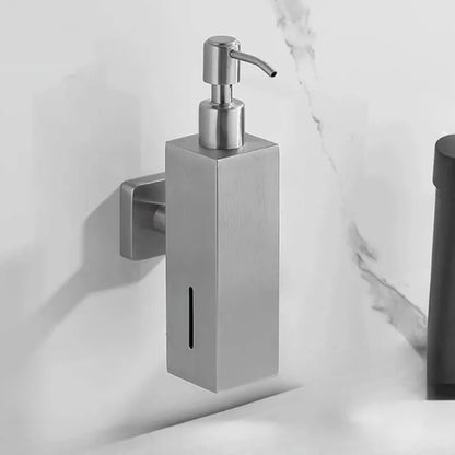 Stainless steel liquid soap dispenser