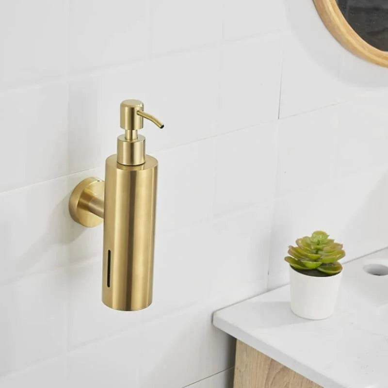 Stainless steel liquid soap dispenser – view 9