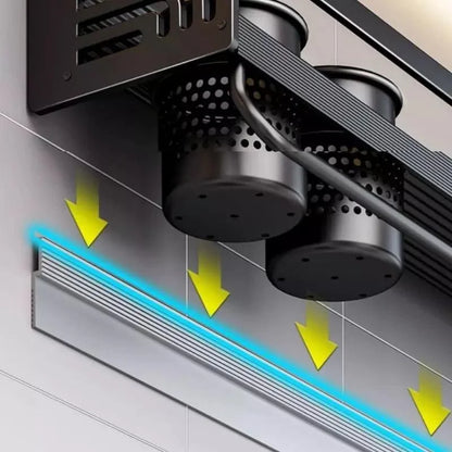Stainless steel multifunction kitchen wall shelf – view 13