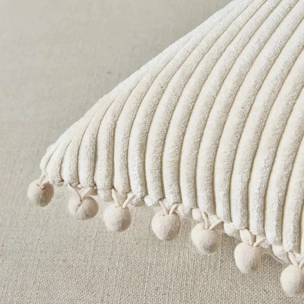 Striped Corduroy Cushion Cover – view 3