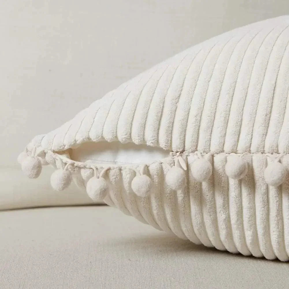 Striped Corduroy Cushion Cover – view 4