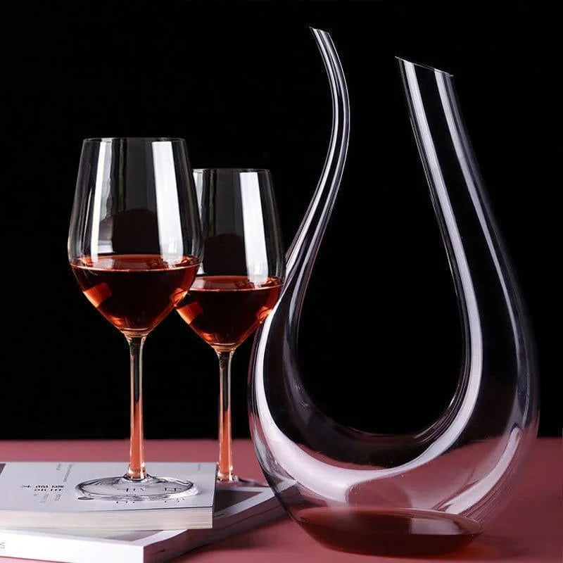 Swan-shaped 1.5L wine decanter – view 4
