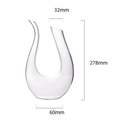 Swan-shaped 1.5L wine decanter – view 16