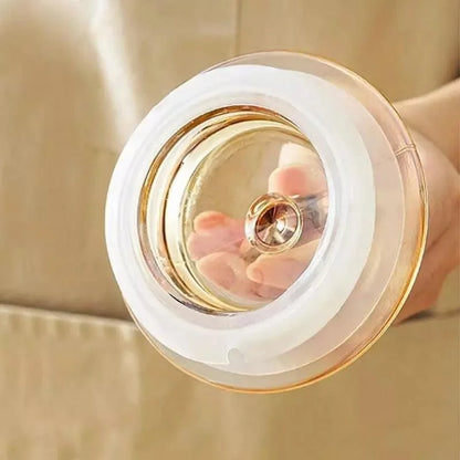 Textured Amber Glass Airtight Storage Jars – view 6