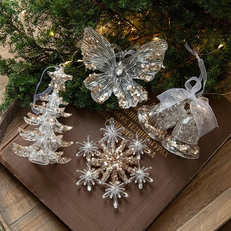 Transparent Acrylic Christmas Hanging Ornament