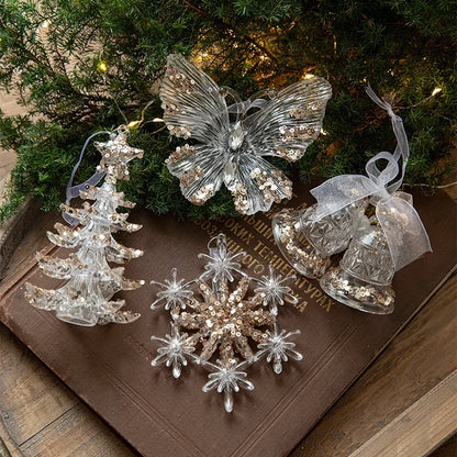 Transparent Acrylic Christmas Hanging Ornament