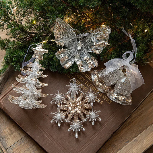 Transparent Acrylic Christmas Hanging Ornament