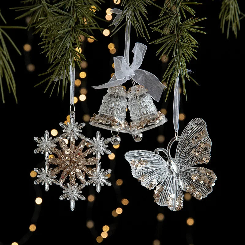 Transparent Acrylic Christmas Hanging Ornament – view 2