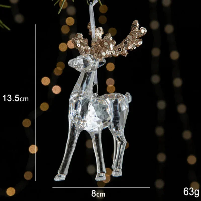 Transparent Acrylic Christmas Hanging Ornament – view 8
