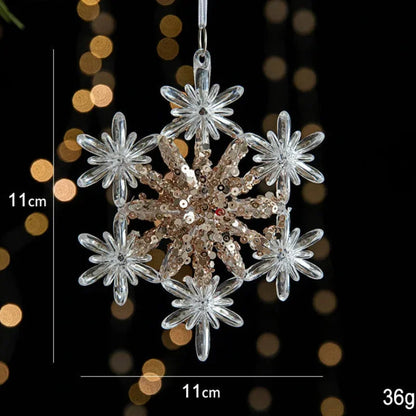 Transparent Acrylic Christmas Hanging Ornament – view 10