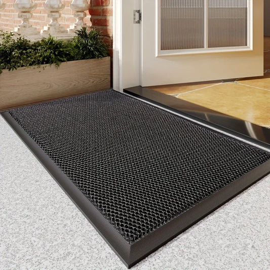 45×75cm Tufted Non-Slip Entrance Mat – 4 Colours