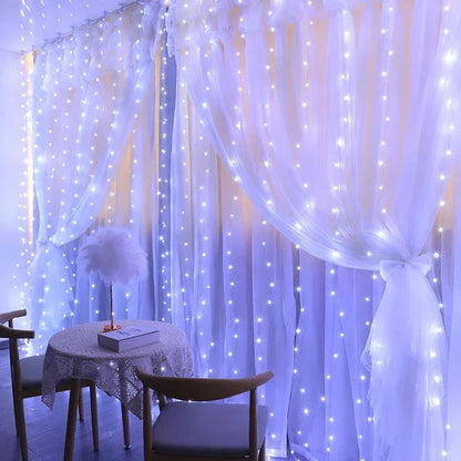 USB Christmas Curtain Lights – 100 to 300 LEDs – view 2