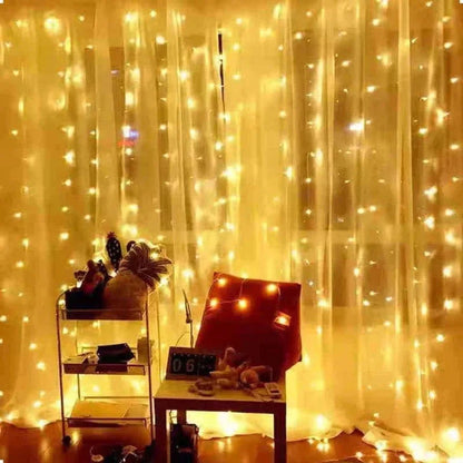 USB Christmas Curtain Lights – 100 to 300 LEDs – view 4