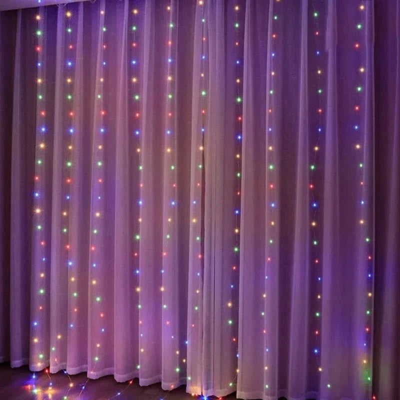 USB Christmas Curtain Lights – 100 to 300 LEDs – view 6