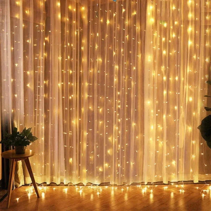 USB Christmas Curtain Lights – 100 to 300 LEDs – view 7