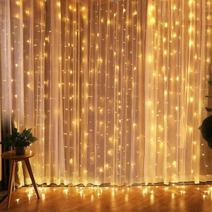 USB Christmas Curtain Lights – 100 to 300 LEDs – view 7