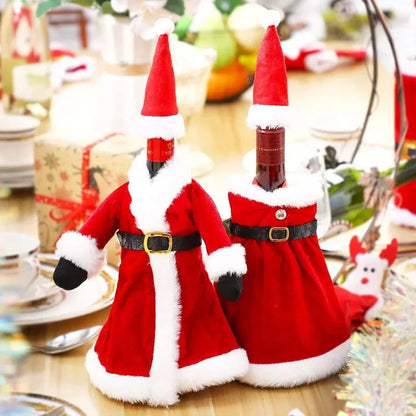 Velvet Christmas Wine Bottle Cover Collection – view 2