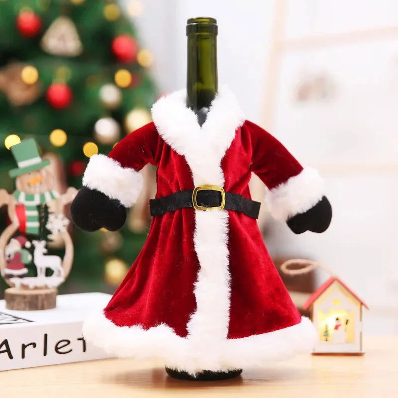 Velvet Christmas Wine Bottle Cover Collection – view 3