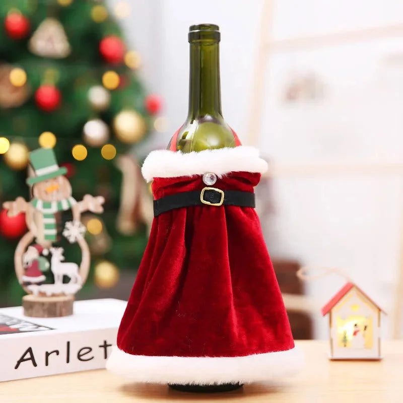 Velvet Christmas Wine Bottle Cover Collection – view 4