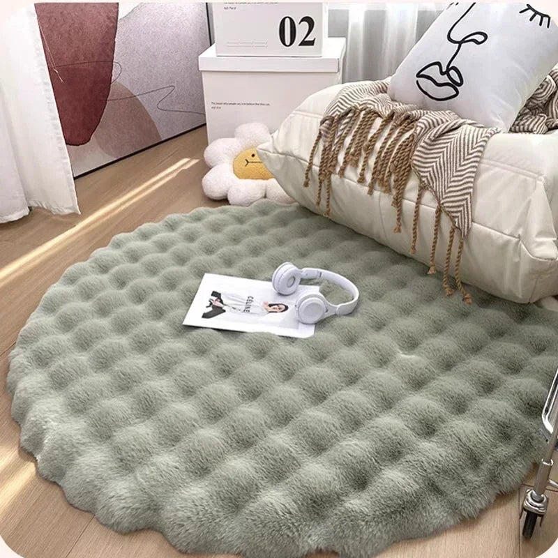 Velvety Round Area Rug – view 7