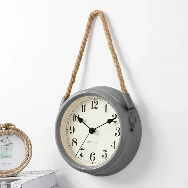 Vintage Bronze Silent Wall Clock – view 3