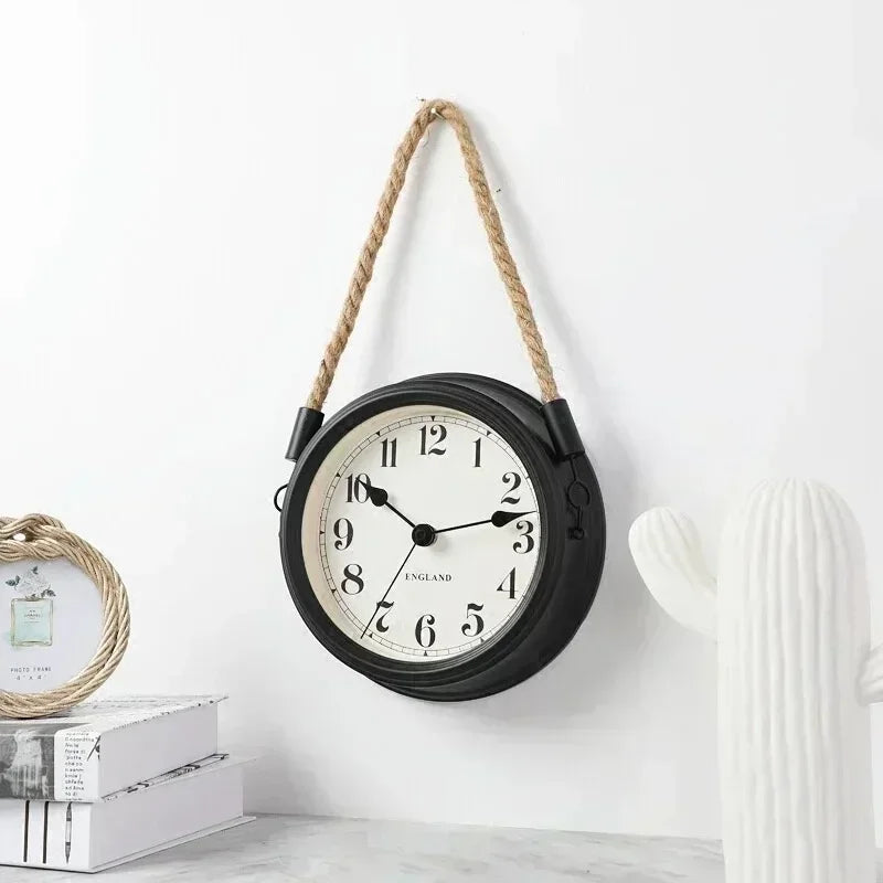 Vintage Bronze Silent Wall Clock – view 4