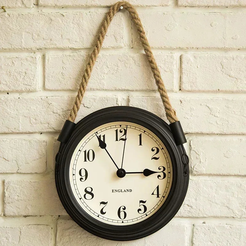 Vintage Bronze Silent Wall Clock – view 7