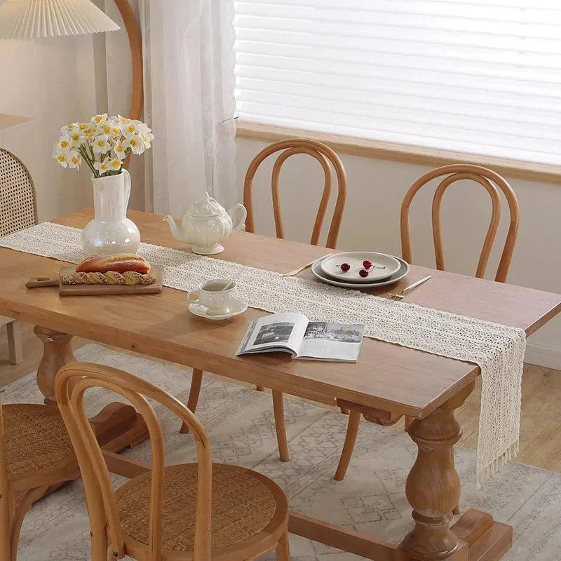 Vintage Cotton Crochet Table Runner – view 4