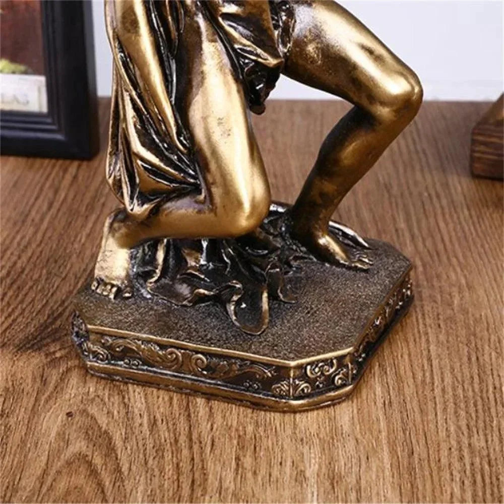 Vintage Greek Atlas Resin Sculpture – view 3