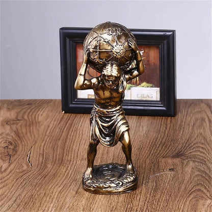 Vintage Greek Atlas Resin Sculpture – view 6
